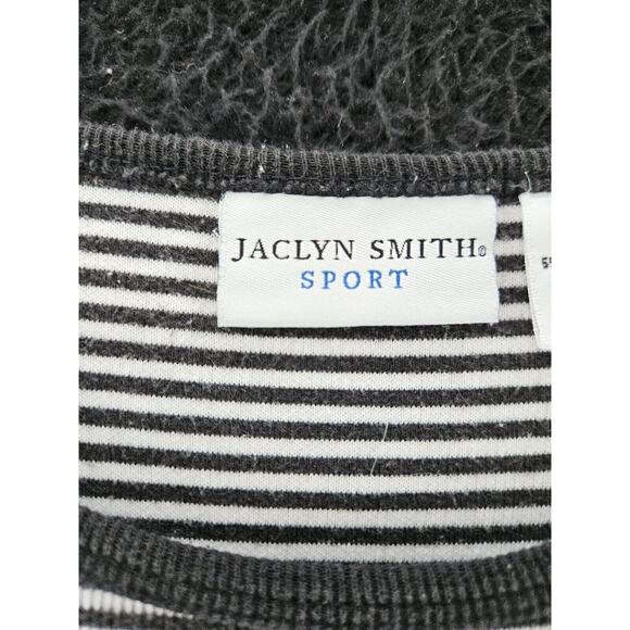 Jaclyn Smith Sport Womens TShirt MultiColor Size Large Cotton Blend Short Sleeve - Picture 5 of 12